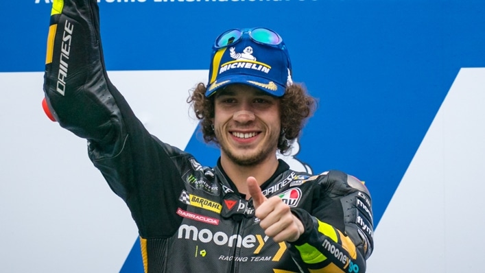Bezzecchi secures maiden MotoGP victory