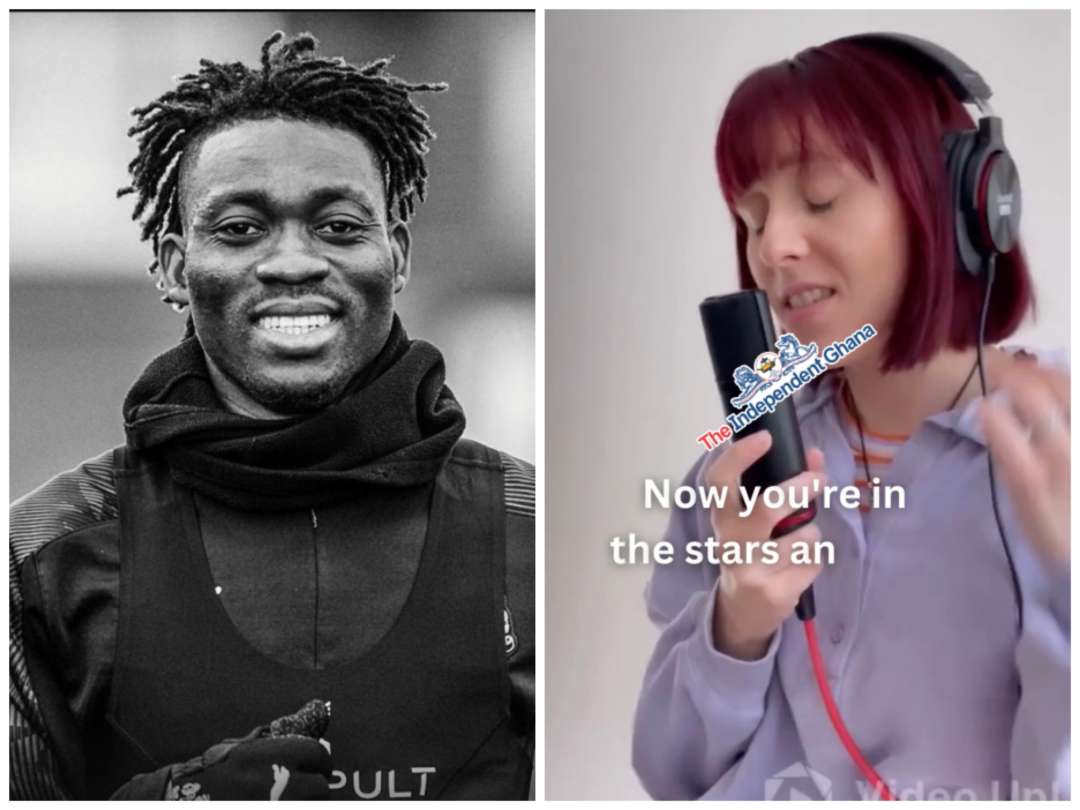 “Drowning deep in my mind” – Christian Atsu’s wife sings a year on after her husband’s demise