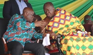 Akufo-Addo eulogizes Otumfuo as an invaluable partner