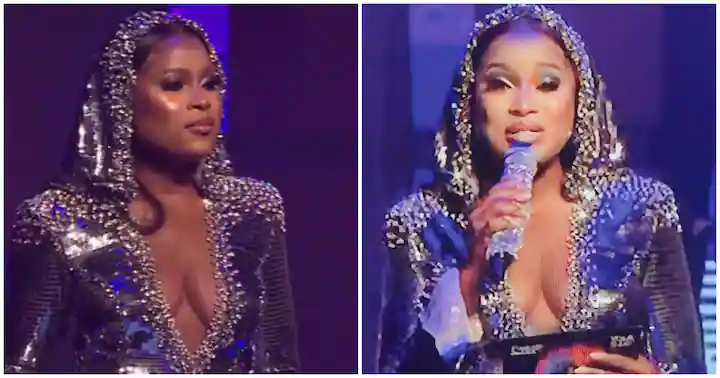 Berla Mundi reacts to backlash for cleavage-baring outfit