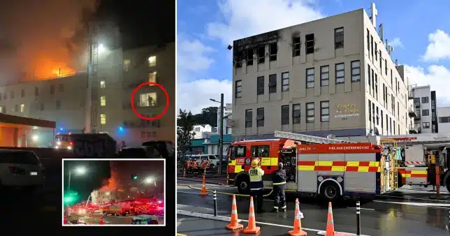 At least 10 people have died and 11 missing after a hostel fire in New Zealand