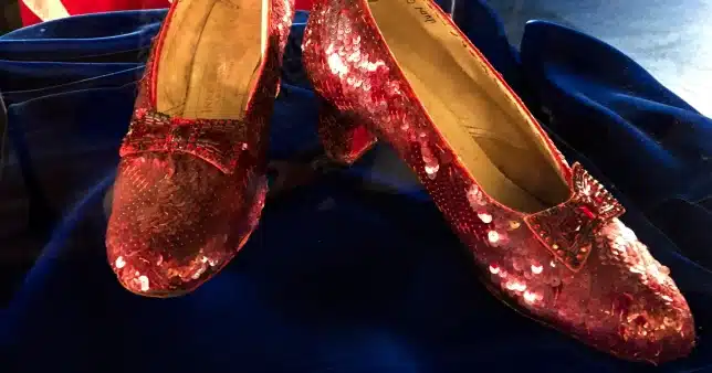 Man charged for stealing Judy Garland’s ruby shoes
