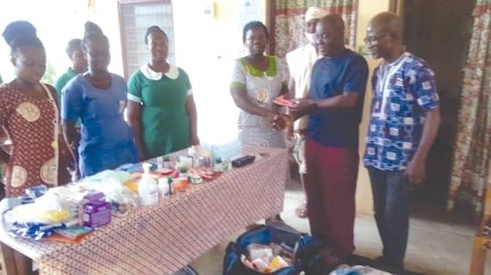 Laklebi-Duga Health Center receives donations from US benefactors