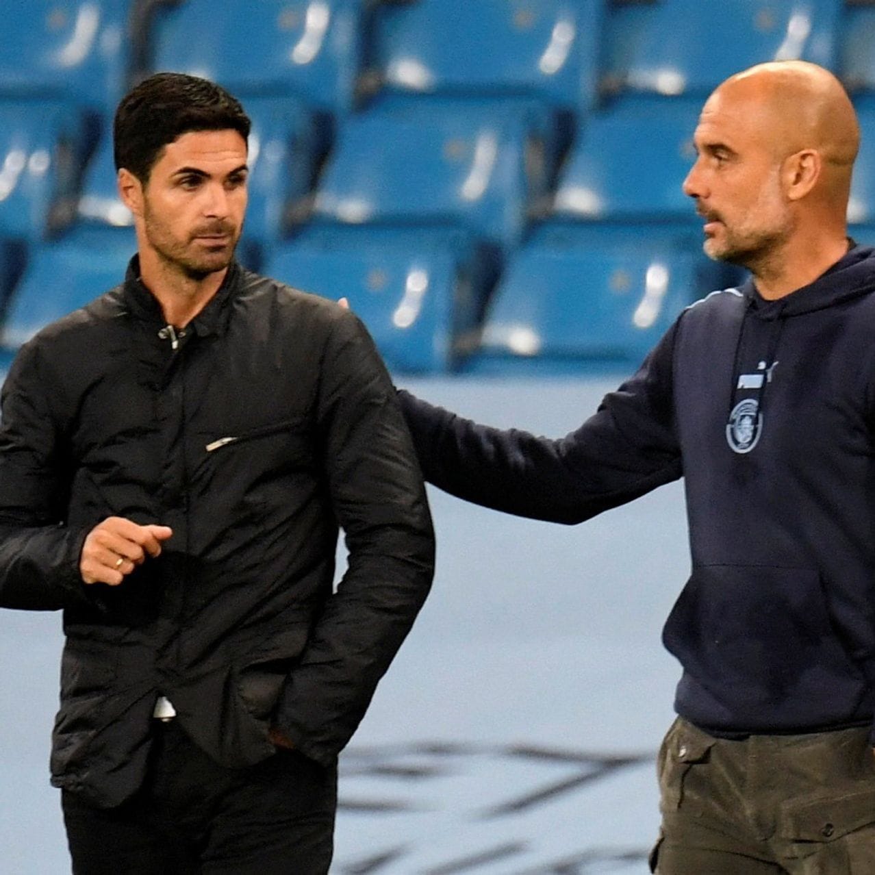 Arteta admits Arsenal are not Man City’s ‘mates’ yet