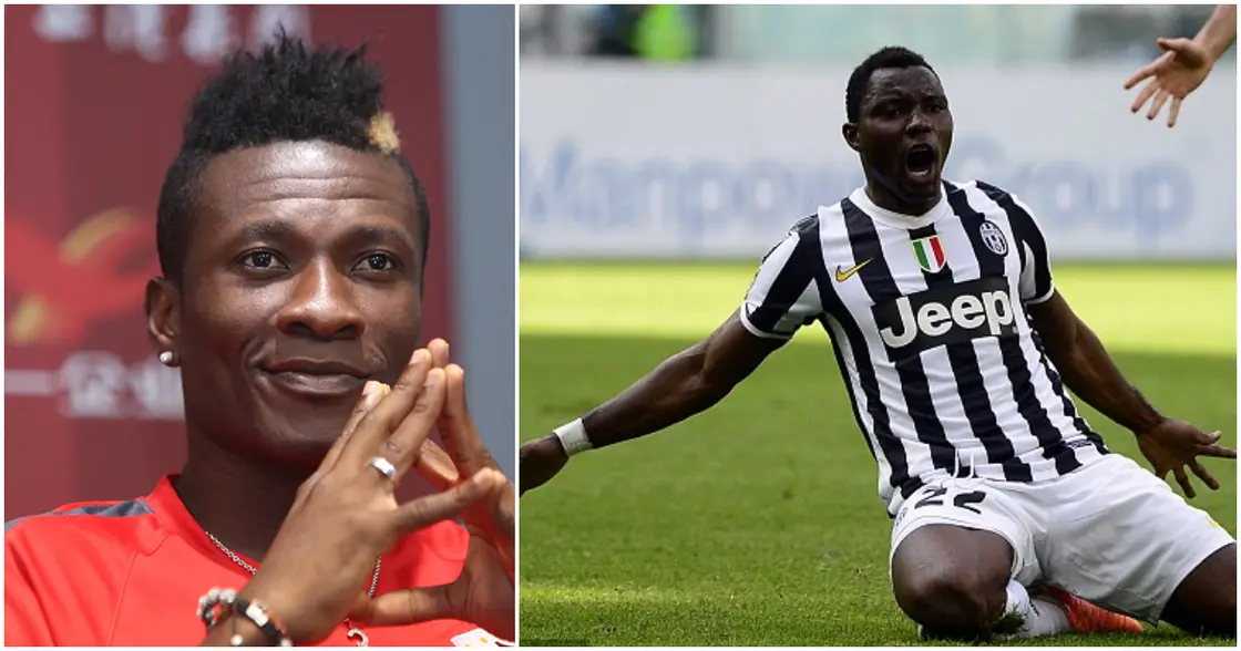 Kwadwo Asamoah’s antics earned him accolades Asamoah Gyan