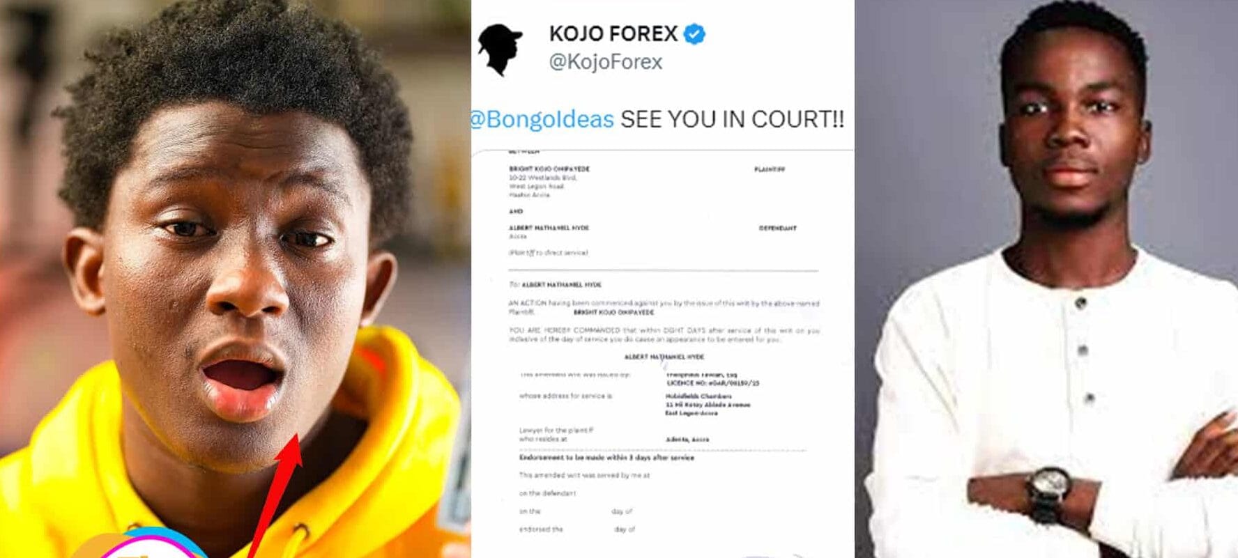 ‘I’m a free man’ — Bongo Ideas replies to Kojo Forex