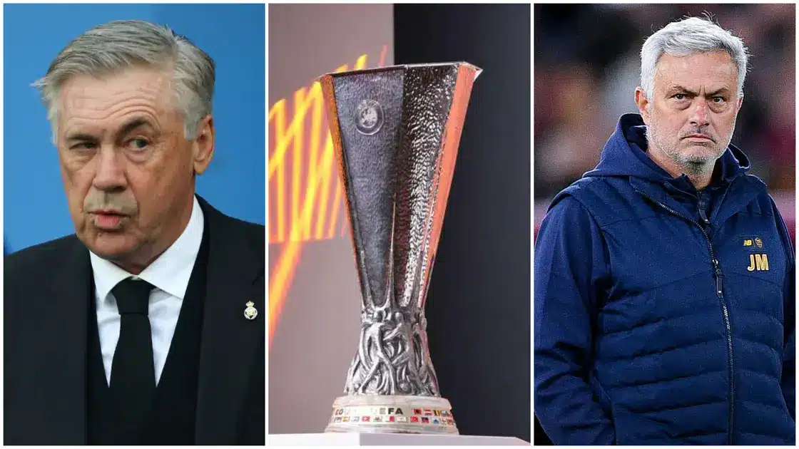 “Let’s hope Roma wins” – Madrid’s Ancelotti backs Mourinho to Win Europa League