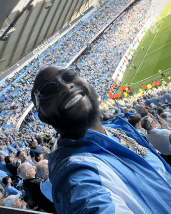 Davido flies PUMA jet to celebrate City’s Premier League win