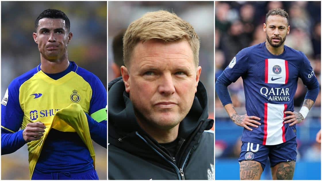 Neymar, Ronaldo to Newcastle: Eddie Howe responds