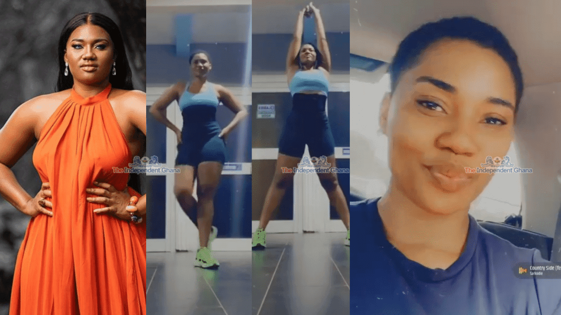 Abena Korkor dazzles fans with shocking weight loss in new video!