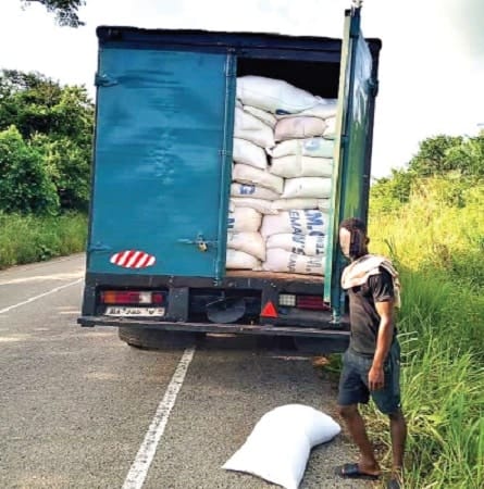GRA seizes truck smuggling 200 bags of cocoa beans