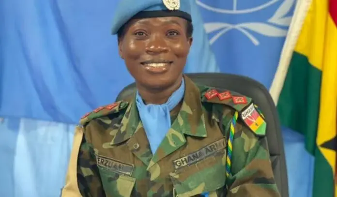 Ghanaian peacekeeper crowned UN’s Military Gender Advocate for 2023