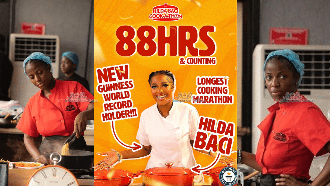 Nigeria’s Hilda Baci sets new Guinness World Record for ‘longest cooking marathon by an individual’