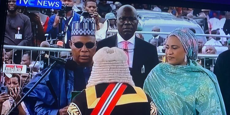 Tinubu’s inauguration: Nigeria’s Vice President, Kashim Shettima sworn-in