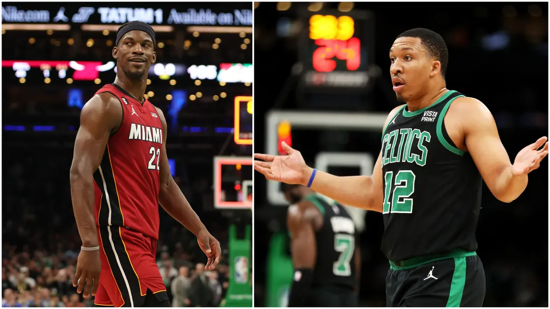 Jimmy Butler addresses the altercation with Grant Williams during Game 2