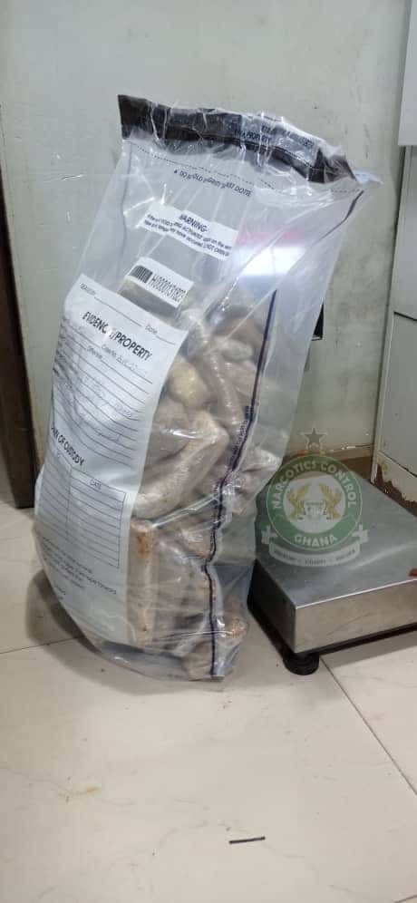 Cannabis worth $127k seized at KIA Cargo Terminal