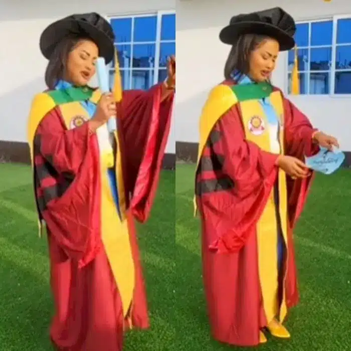 Does Nana Ama Mcbrown have a doctorate degree?