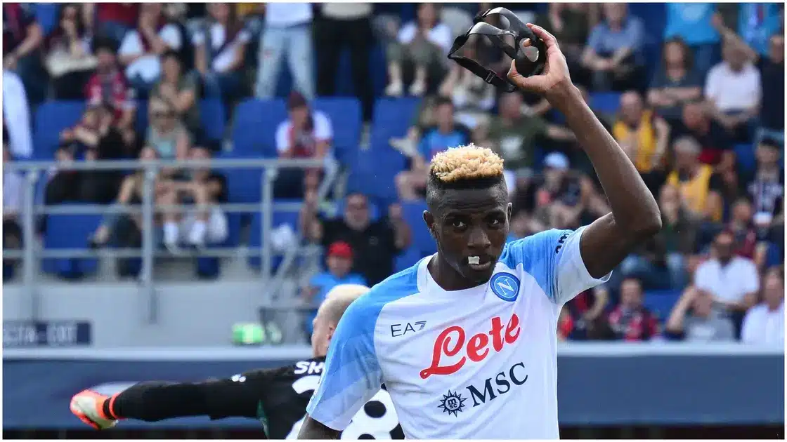 Nigeria’s Buhari honours Victor Osimhen before stepping down