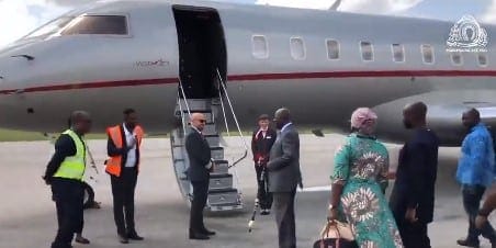 Video: Otumfuo leaves Ghana for King Charles’ coronation