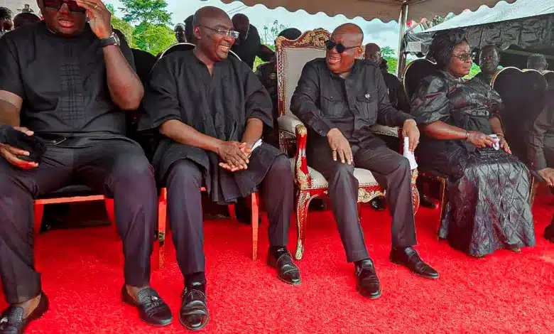 Photos: Akufo-Addo, Duffuor and others at Philip Basoah’s funeral