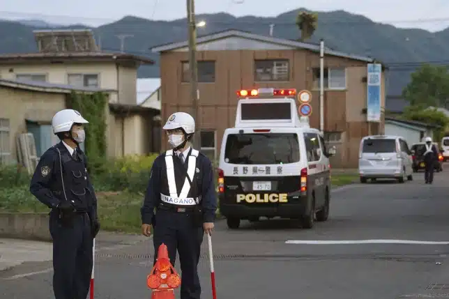 Japanese city on lockdown after gunman kills three