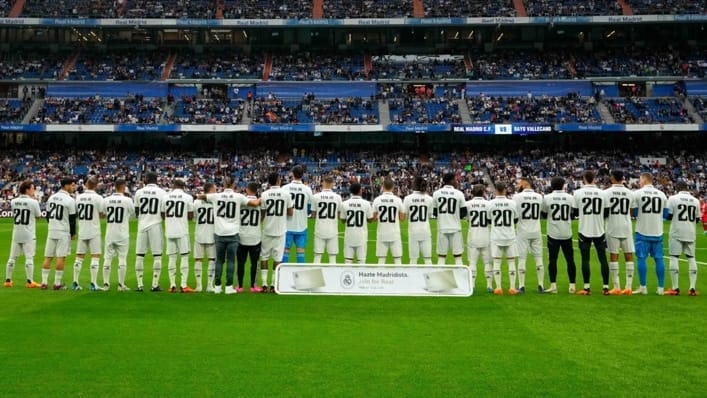 Madrid show support for Vinicius before game against Rayo Vallecano