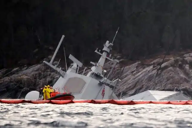 Norwegian navy officer responsible for oil tank ramming into a ship