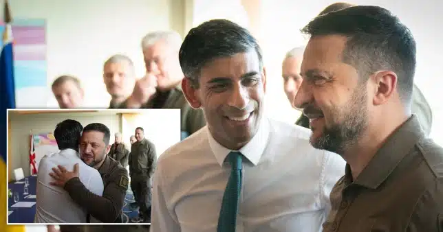 UK backing for Ukraine would “never waver -Rishi tells Zelensky