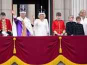 Important scenes from the coronation