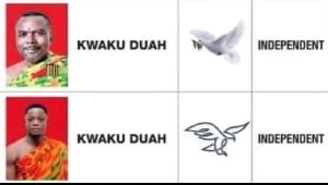 These are the two Kumawu independent by-election candidates bearing the same name