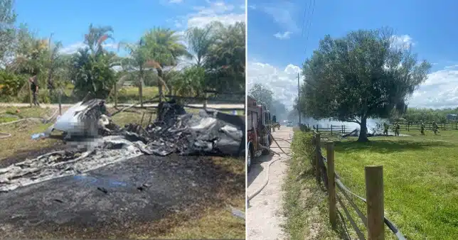 One passenger killed as plane crashes and “explodes into fireball