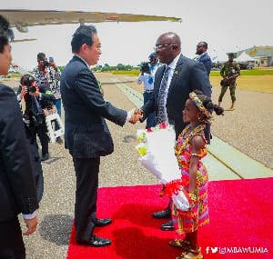 Japanese Prime Minister in Ghana