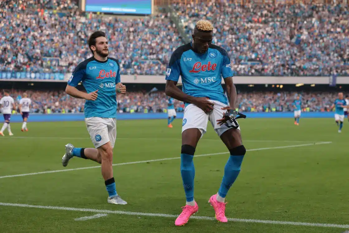 Serie A snubs Osimhen, Kvaratskhelia King of Naples debate, makes another controversial upload