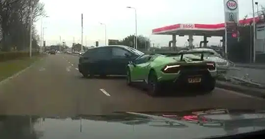 Man crashes his hired £200,000 Lamborghini