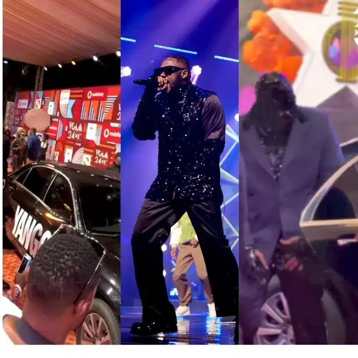 VGMA 24:Medikal dragged after arriving in a Yango Ride rather than Shaxi