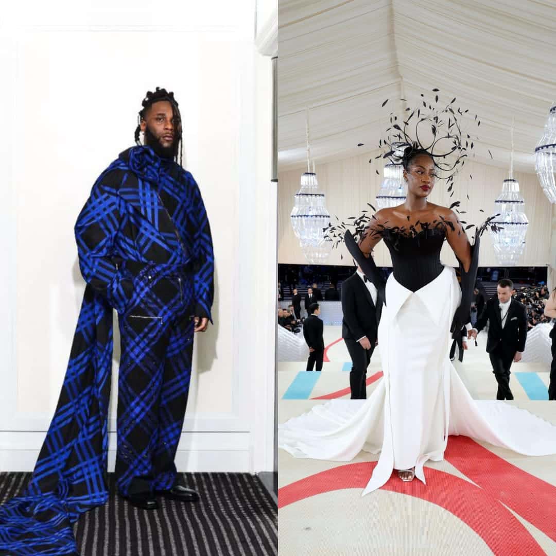 Tems and Burna Boy dazzle during the 2023 Met Gala