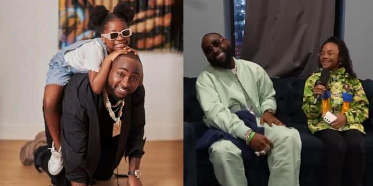 Davido ‘renames’ young interviewer after his first daughter, Imade