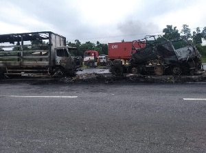 Driver’s mate dies tragically as fire catches trailer carrying coal tar