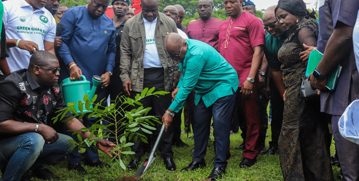 Livestreaming: Ghanaians mark Green Ghana Day