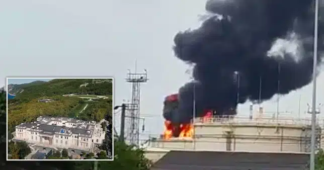 Industrial facility gets hit by missile 80 miles from Putin’s $1 billion residence