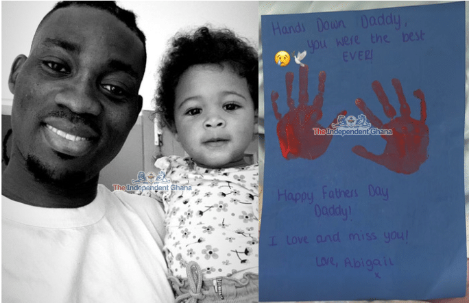 ‘Don’t forget to send this to my dad’ – Message Atsu’s daughter gave mother on Father’s Day
