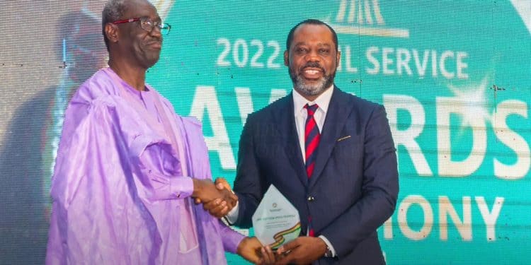 Energy Minister honoured for ‘outstanding leadership’ in Civil Service