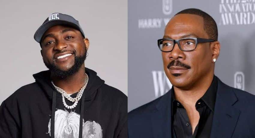 I was once on set with Eddie Murphy  – Davido
