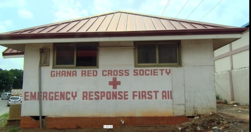 Emergency post on Accra-Tema Motorway in bad state