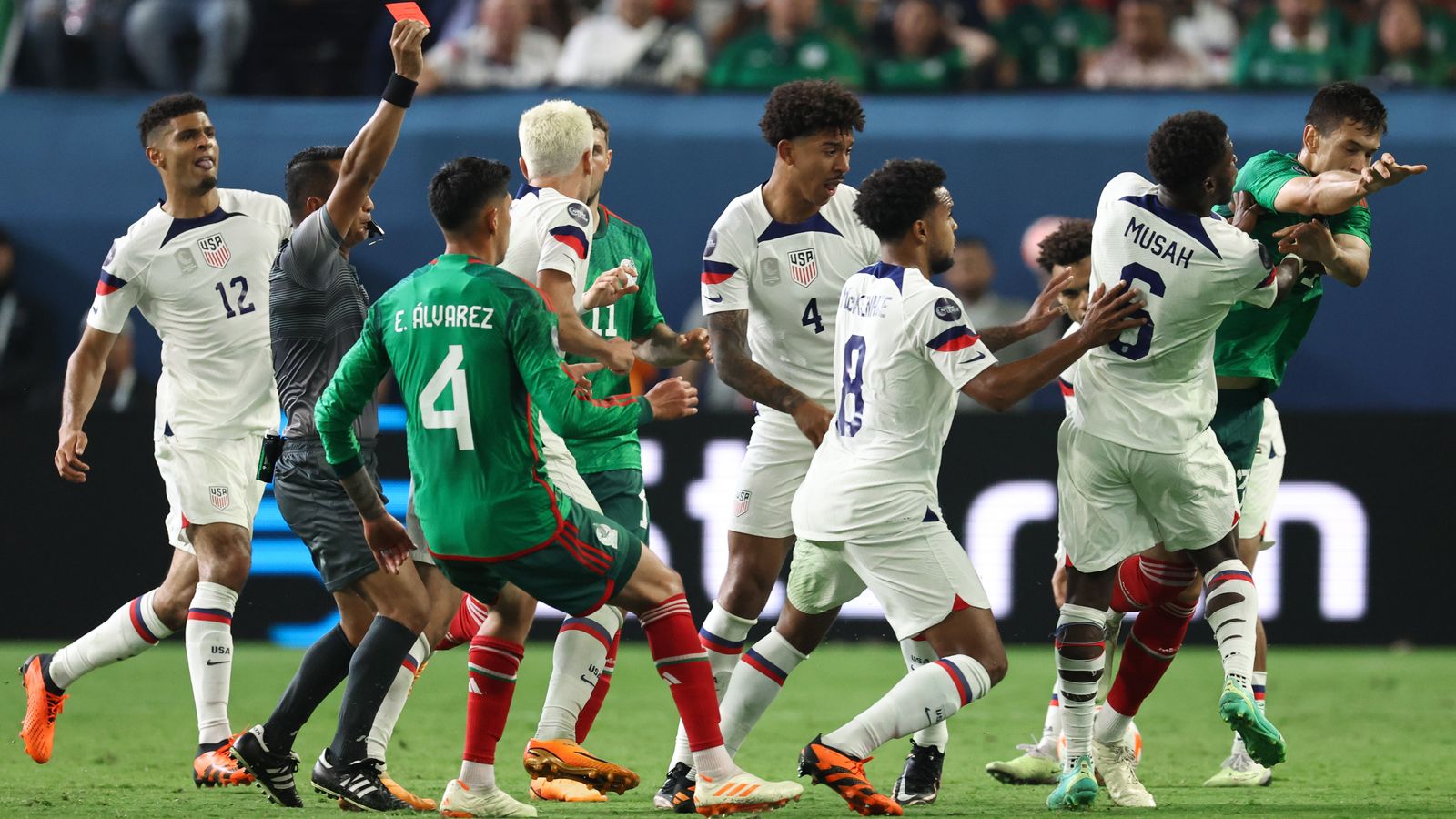 USA 3-0 Mexico: Homophobic chants truncates CONCACAF Nations League semi-final