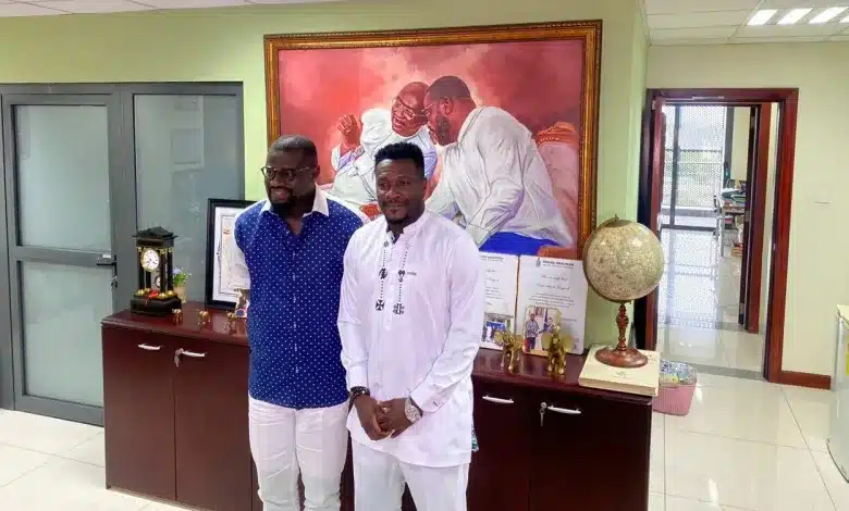 Retired Asamoah Gyan says “his heart is at peace” after recognition in parliament