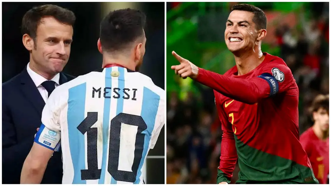 Messi, Ronaldo GOAT debate: French President Emmanuel Macron names his