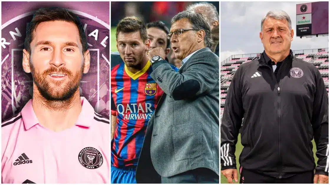 Messi reunites with Former Barcelona coach Gerardo ‘Tata’ Martino at Inter Miami