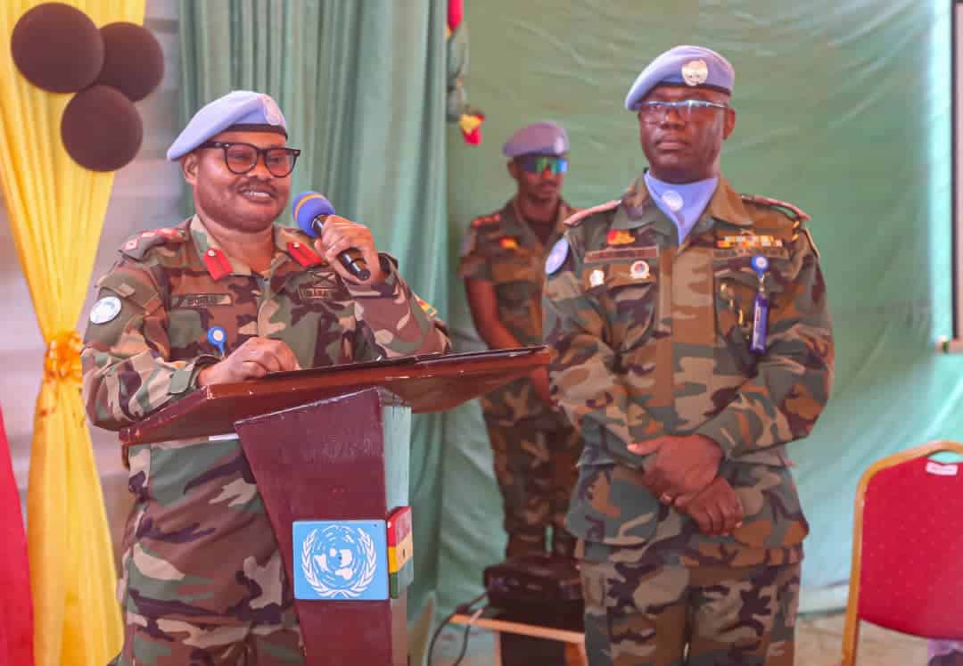 UNISFA GHANBATT 2 holds induction religious parade