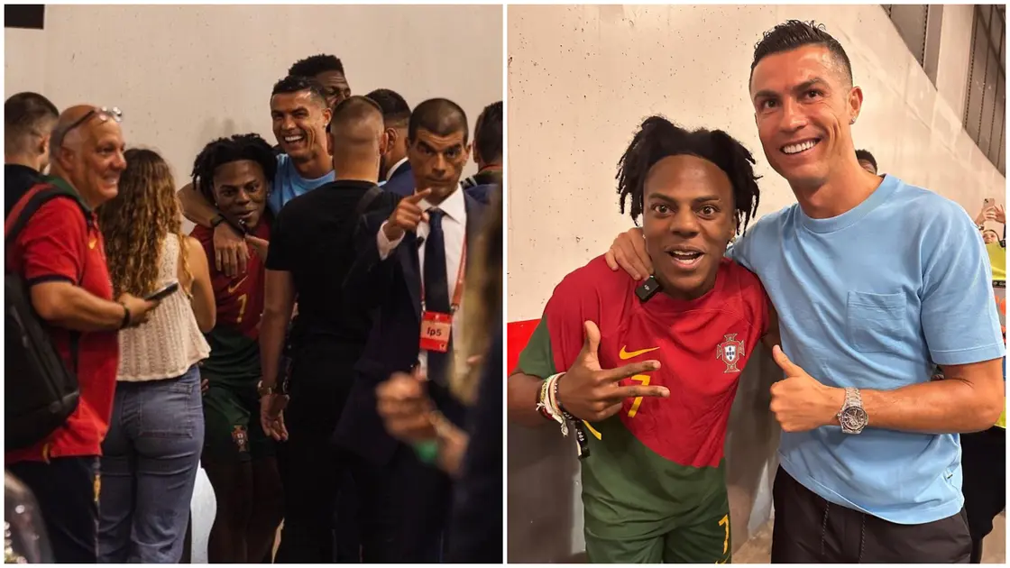 Lifelong dream fulfilled as famous youTuber iShowSpeed finally meets his idol Ronaldo